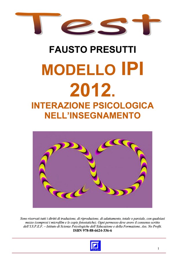 Book cover for Modello IPI 2012