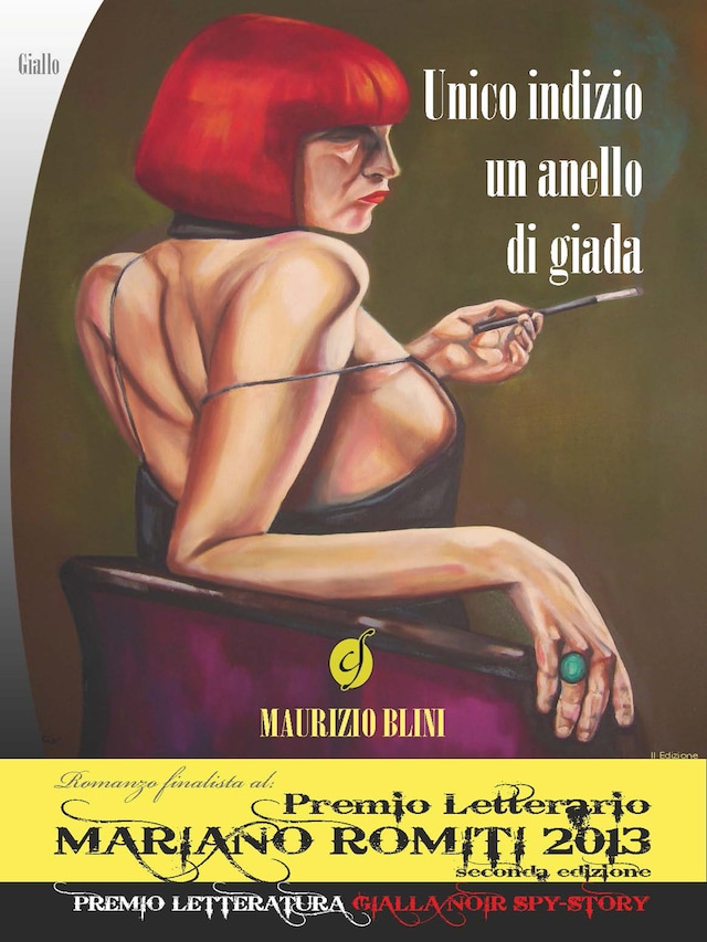 Book cover for Unico indizio un anello di giada