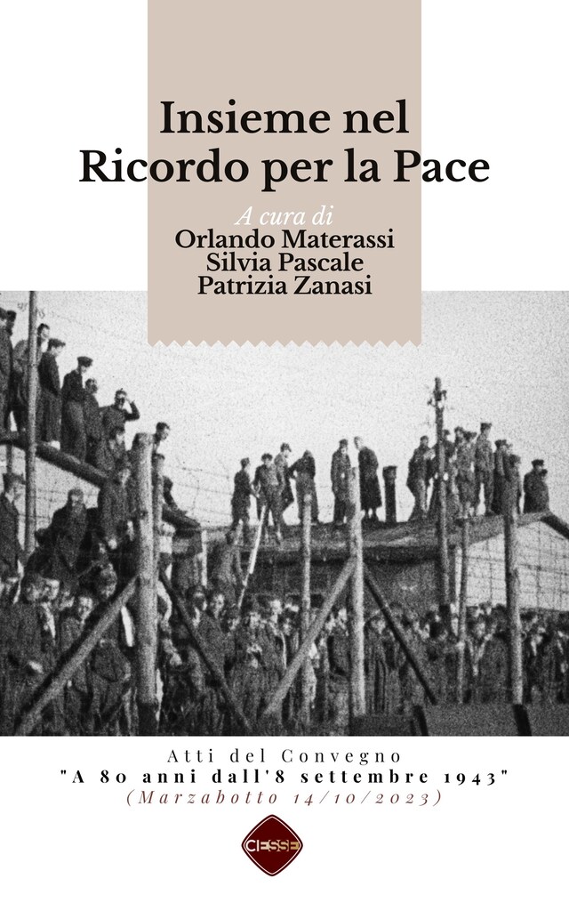 Portada de libro para Insieme nel Ricordo per la Pace