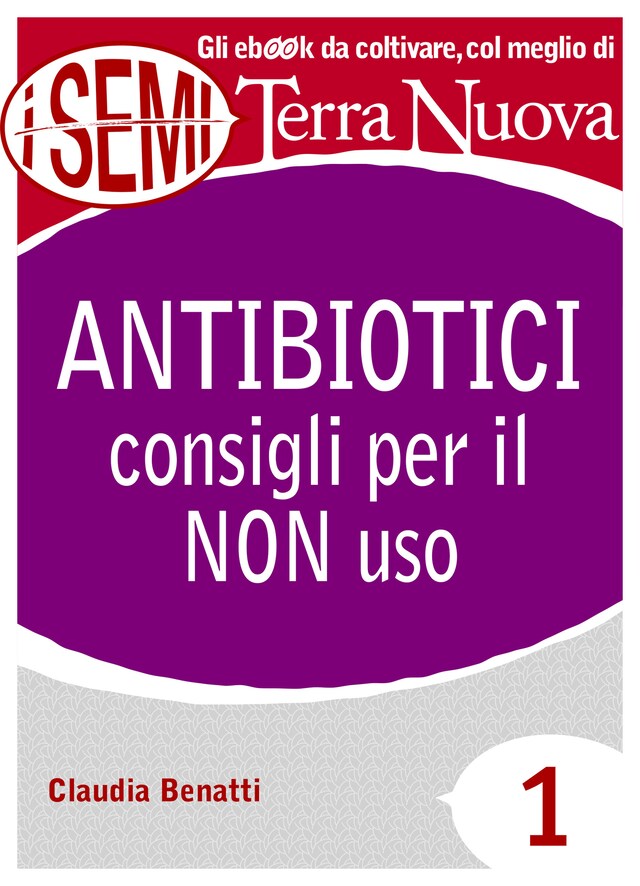 Portada de libro para Antibiotici: consigli per il NON uso