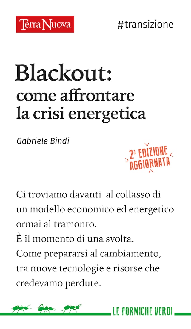 Kirjankansi teokselle Blackout: come affrontare la crisi energetica