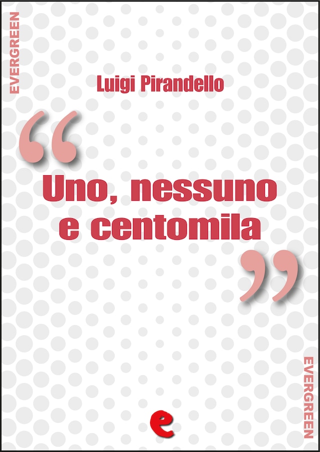 Book cover for Uno, Nessuno e Centomila