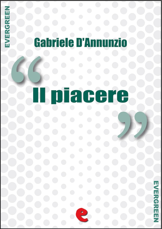 Portada de libro para Il Piacere