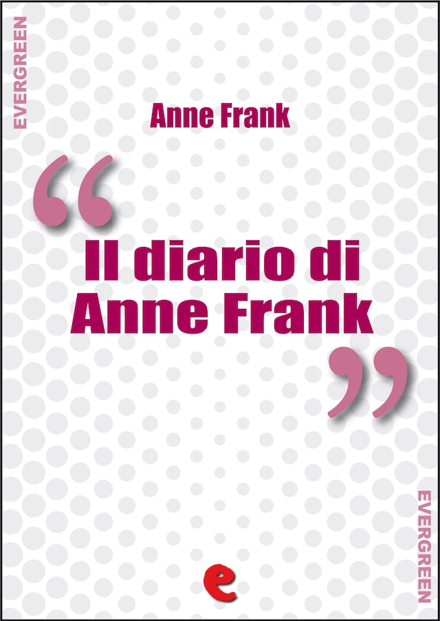 Kirjankansi teokselle Il Diario di Anne Frank
