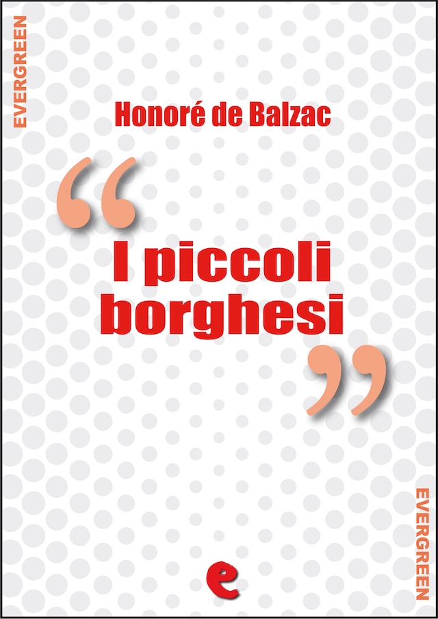 Okładka książki dla I Piccoli Borghesi