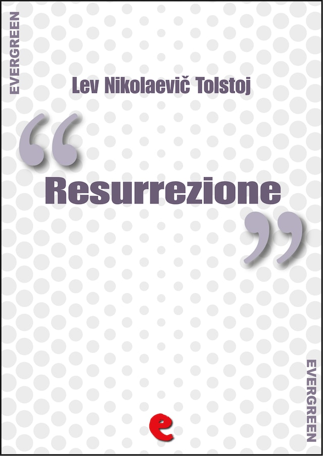 Buchcover für Resurrezione (Воскресение)