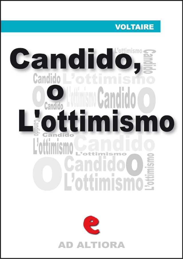 Book cover for Candido, o l'ottimismo