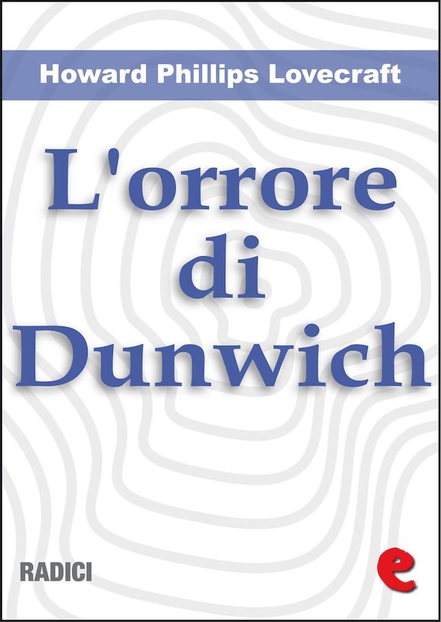 Okładka książki dla L'Orrore di Dunwich (The Dunwich Horror)