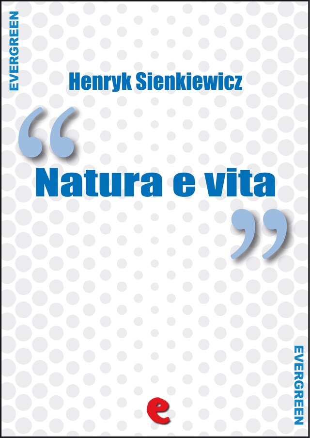 Book cover for Natura e vita