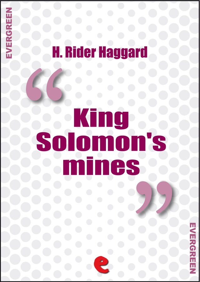 Couverture de livre pour King Solomon's Mines