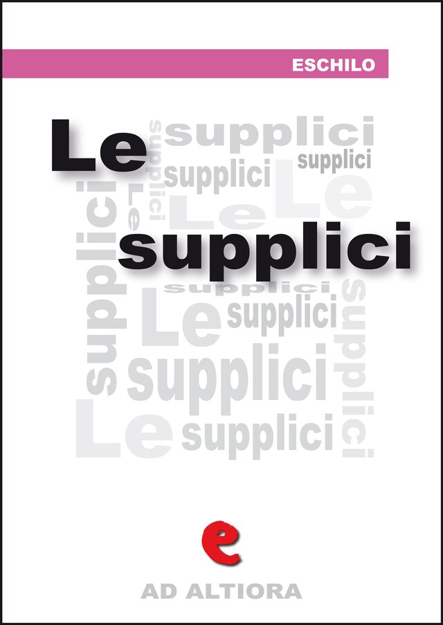 Copertina del libro per Le Supplici