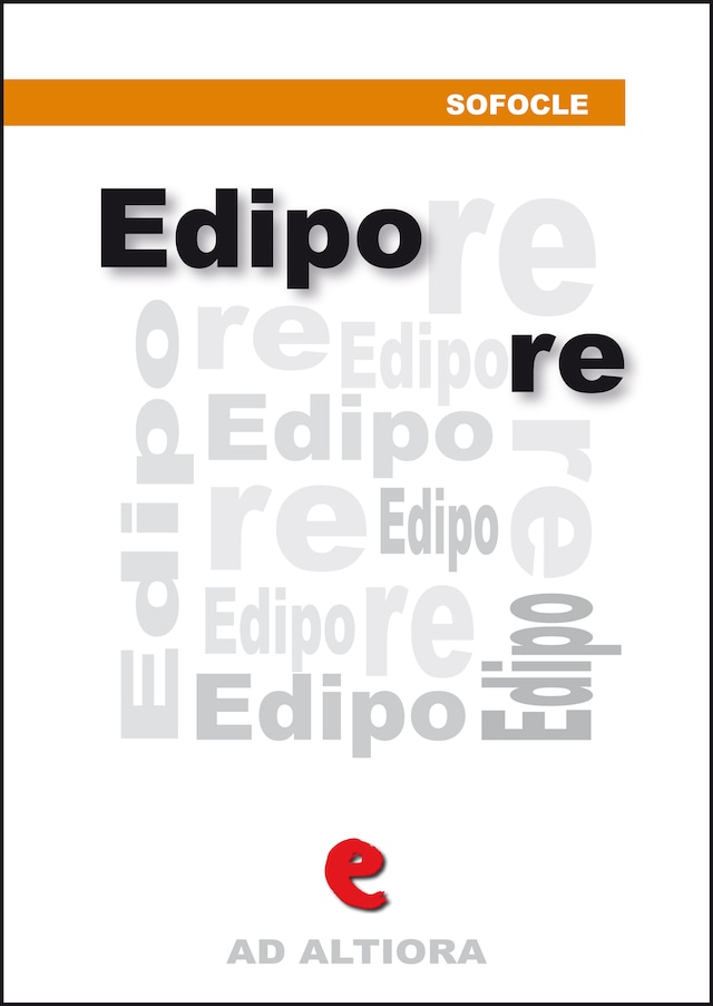 Copertina del libro per Edipo re