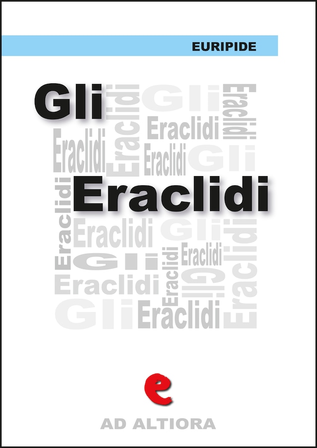 Portada de libro para Gli Eràclidi