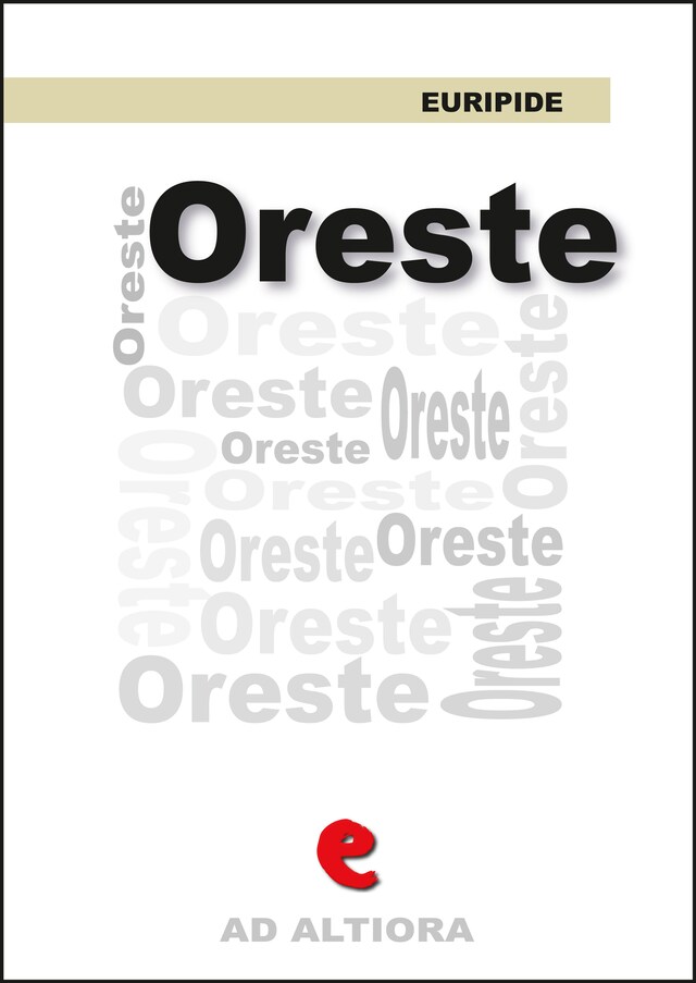 Boekomslag van Oreste