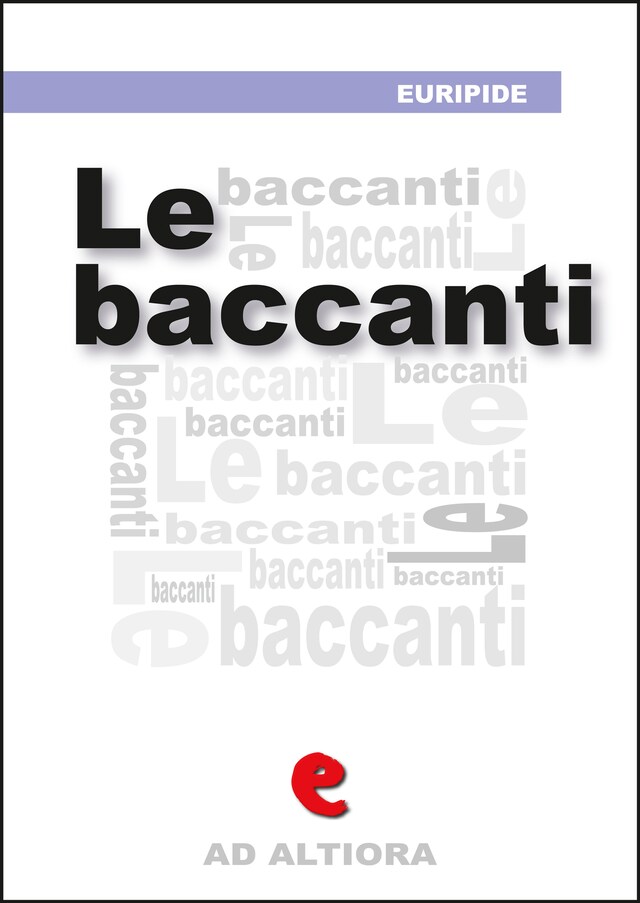 Book cover for Le Baccanti