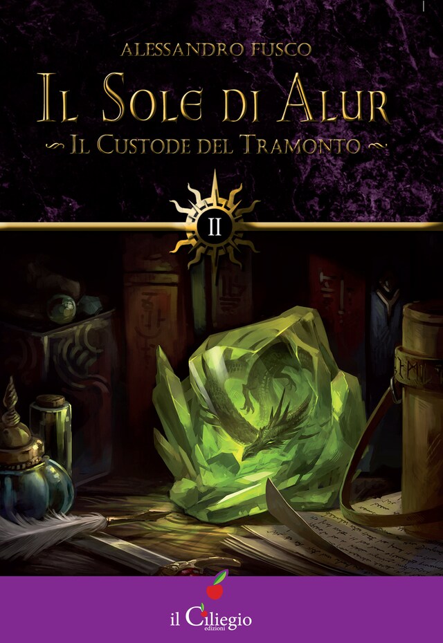 Book cover for Il Sole di Alur. Il Custode del Tramonto