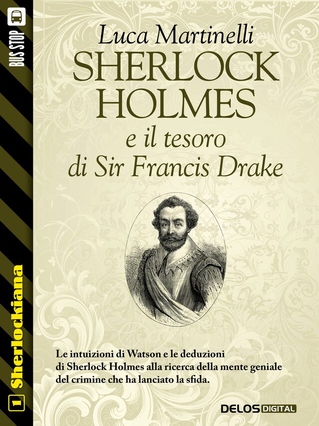 Copertina del libro per Sherlock Holmes e il tesoro di Sir Francis Drake