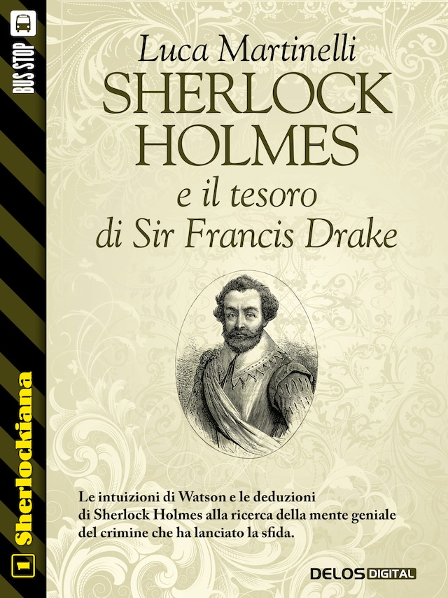 Portada de libro para Sherlock Holmes e il tesoro di Sir Francis Drake