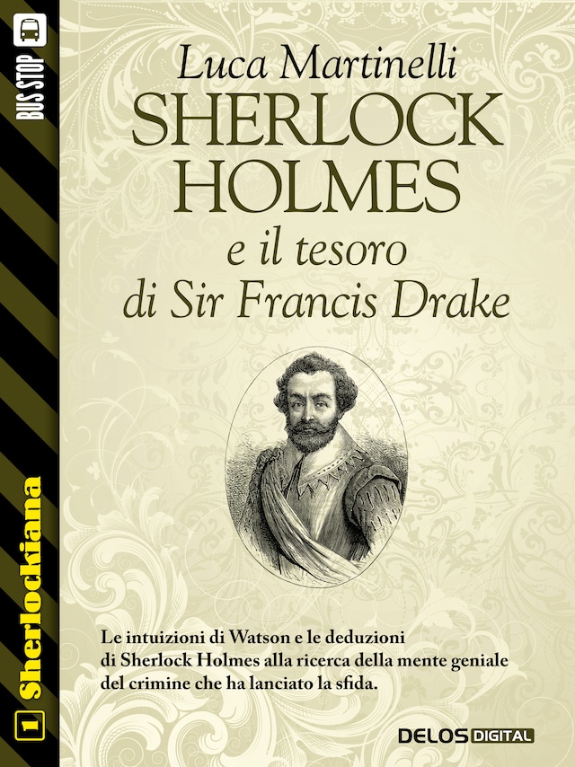 Copertina del libro per Sherlock Holmes e il tesoro di Sir Francis Drake