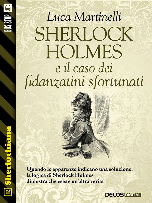 Boekomslag van Sherlock Holmes e il caso dei fidanzatini sfortunati