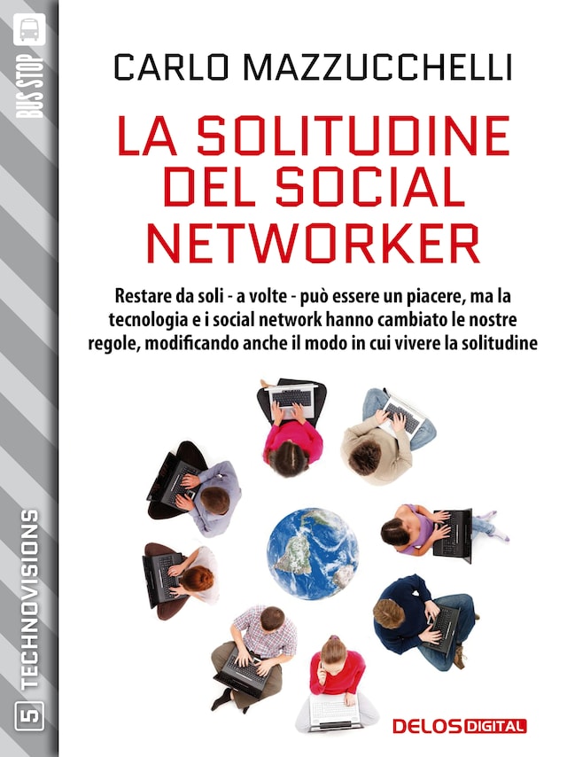 Book cover for La solitudine del social networker