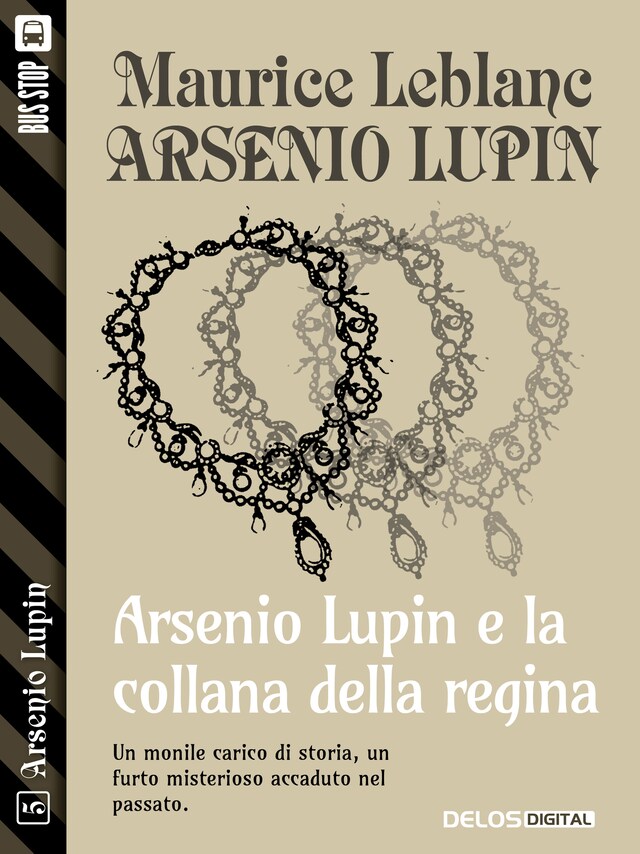 Book cover for Arsenio Lupin e la collana della regina