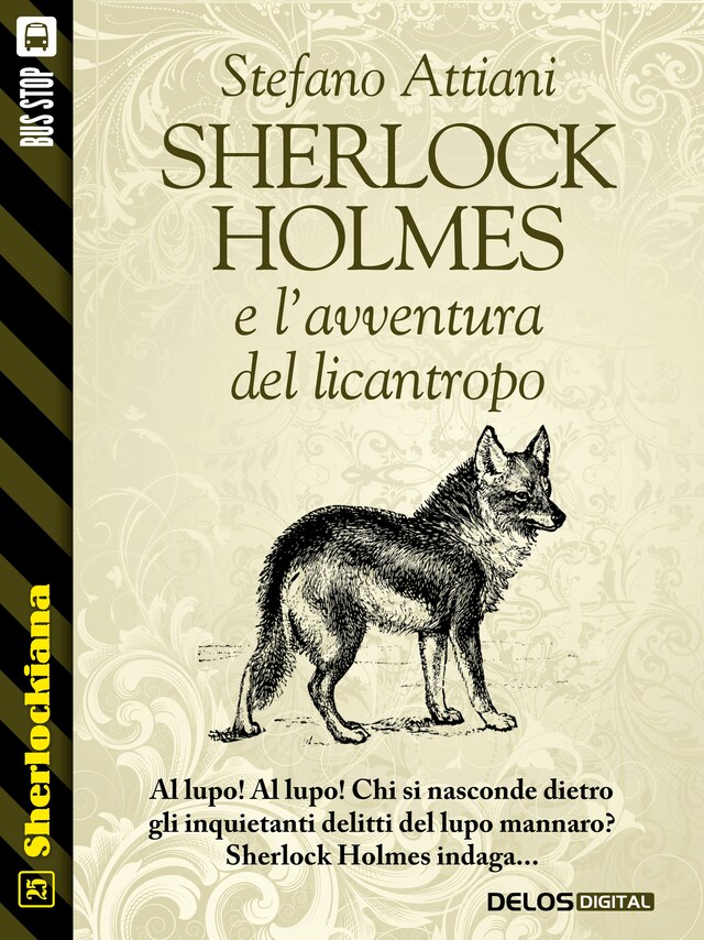Portada de libro para Sherlock Holmes e l'avventura del licantropo
