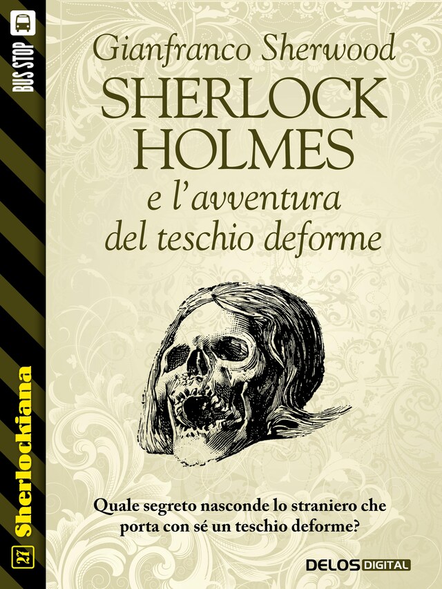 Couverture de livre pour Sherlock Holmes e l’avventura del teschio deforme