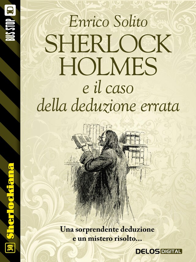 Boekomslag van Sherlock Holmes e il caso della deduzione errata
