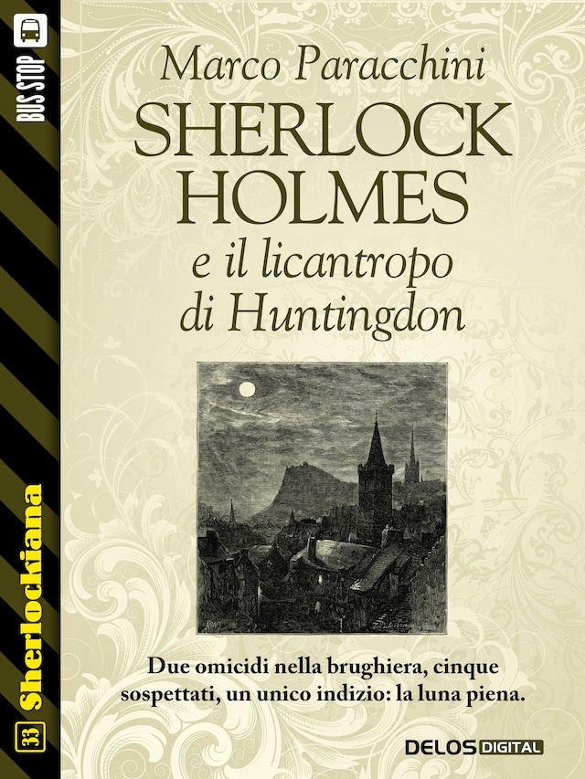 Kirjankansi teokselle Sherlock Holmes e il licantropo di Huntingdon