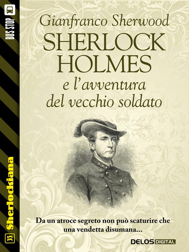 Portada de libro para Sherlock Holmes e l’avventura  del vecchio soldato