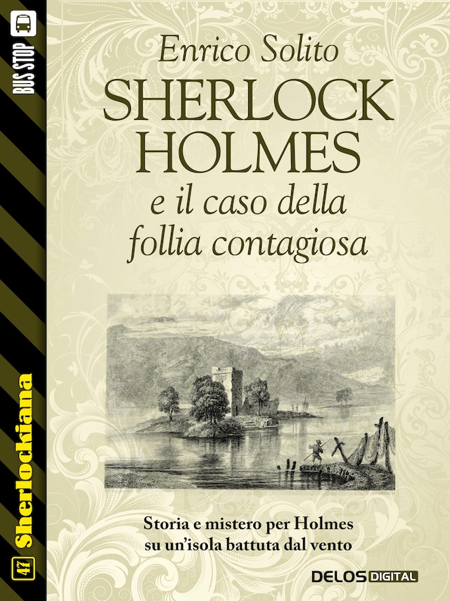 Boekomslag van Sherlock Holmes e il caso di follia contagiosa