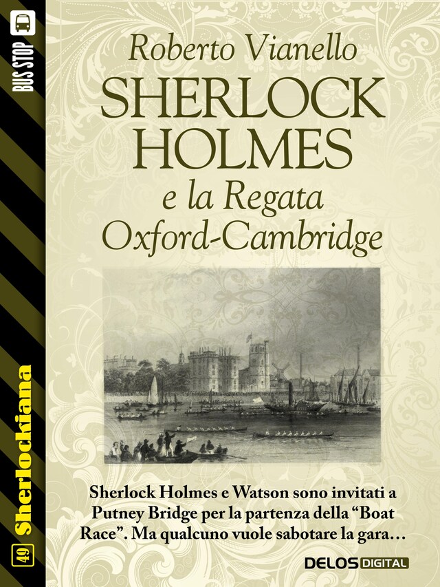 Book cover for Sherlock Holmes e la Regata Oxford-Cambridge