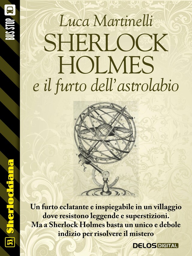 Couverture de livre pour Sherlock Holmes e il furto dell'astrolabio