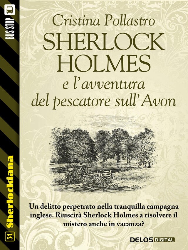 Boekomslag van Sherlock Holmes e l'avventura del pescatore sull'Avon