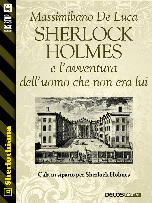 Couverture de livre pour Sherlock Holmes e l'avventura dell'uomo che non era lui