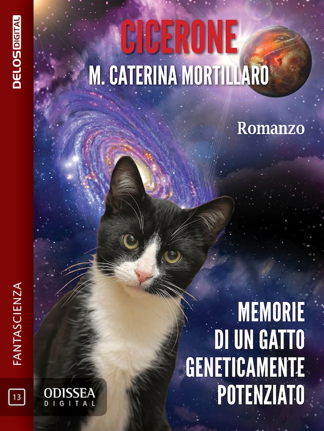 Portada de libro para Cicerone - Memorie di un gatto geneticamente potenziato