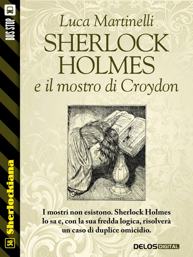 Portada de libro para Sherlock Holmes e il mostro di Croydon