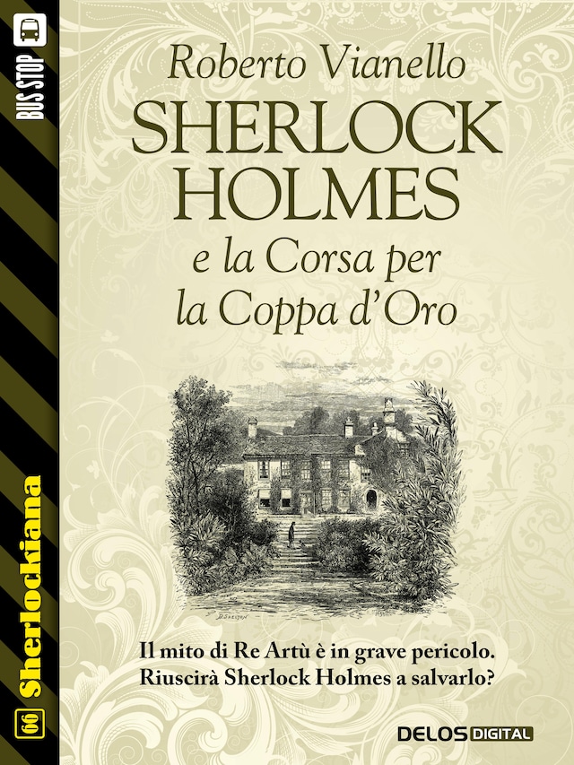 Boekomslag van Sherlock Holmes e la Corsa per la Coppa d'Oro