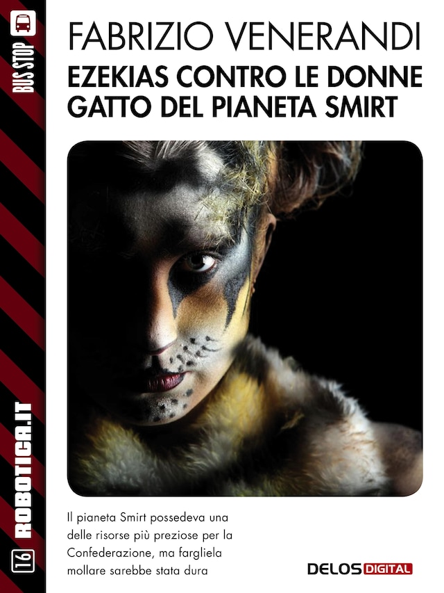 Copertina del libro per Ezekias contro le donne gatto del pianeta Smirt