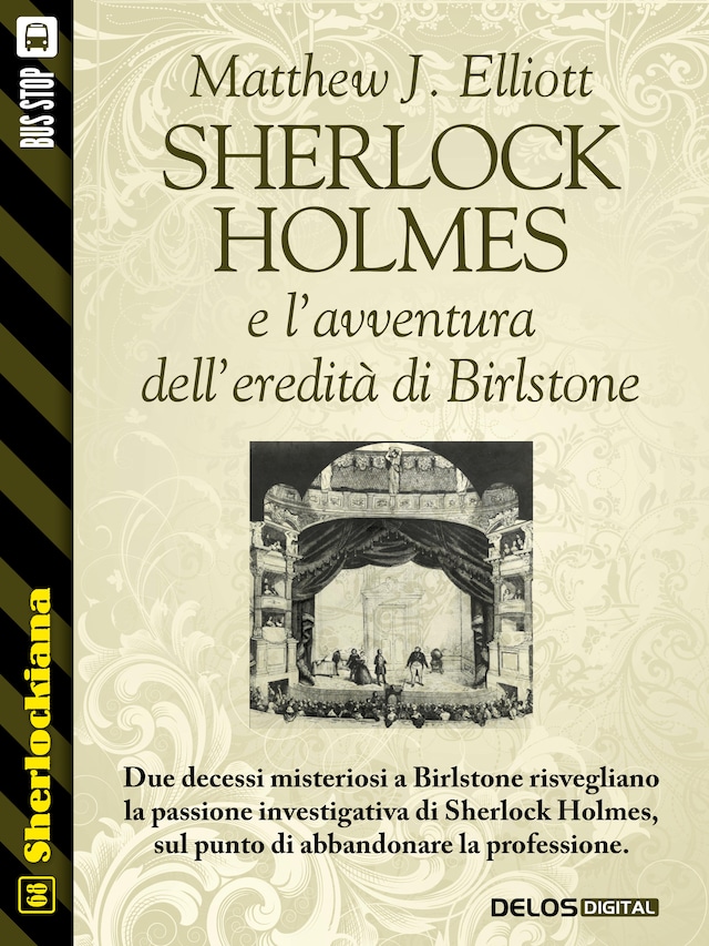 Buchcover für Sherlock Holmes e l’avventura dell’eredità di Birlstone