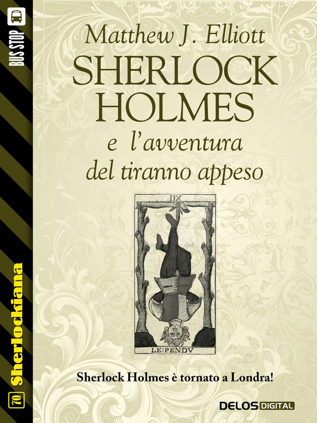 Portada de libro para Sherlock Holmes e l'avventura del tiranno appeso