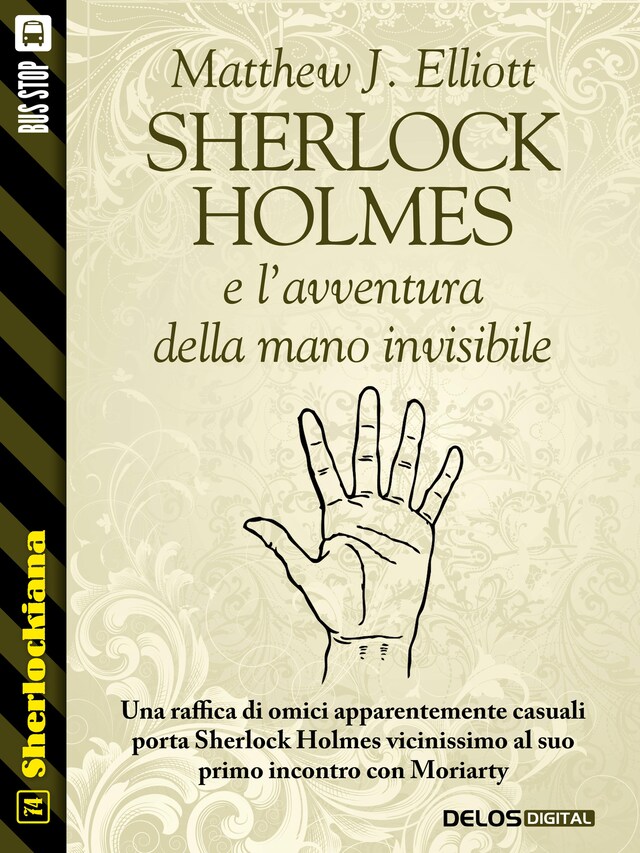 Kirjankansi teokselle Sherlock Holmes e l'avventura della mano invisibile