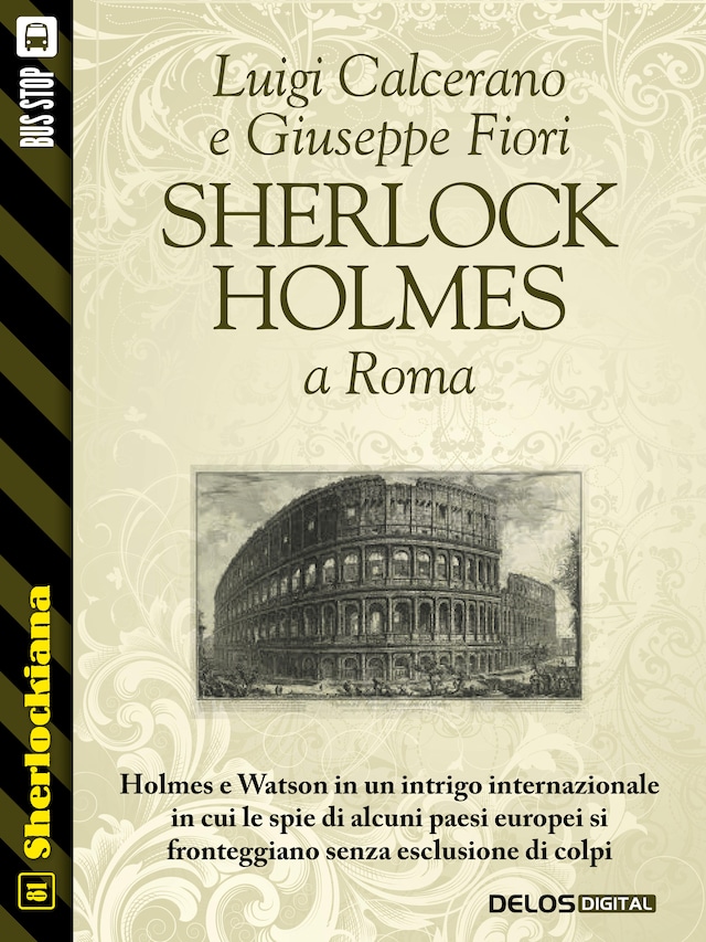 Book cover for Sherlock Holmes a Roma