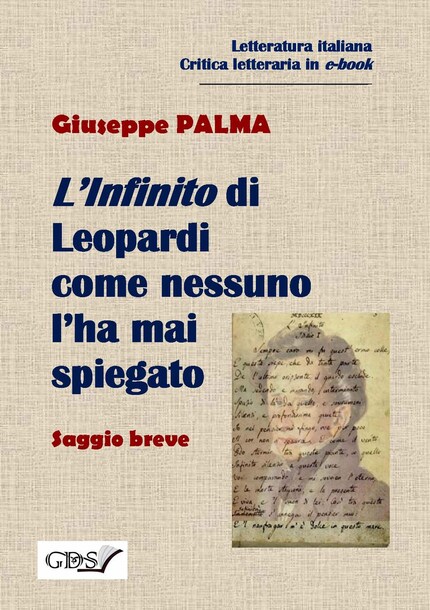 L'Infinito di Leopardi come nessuno l'ha mai spiegato bookCoverFor