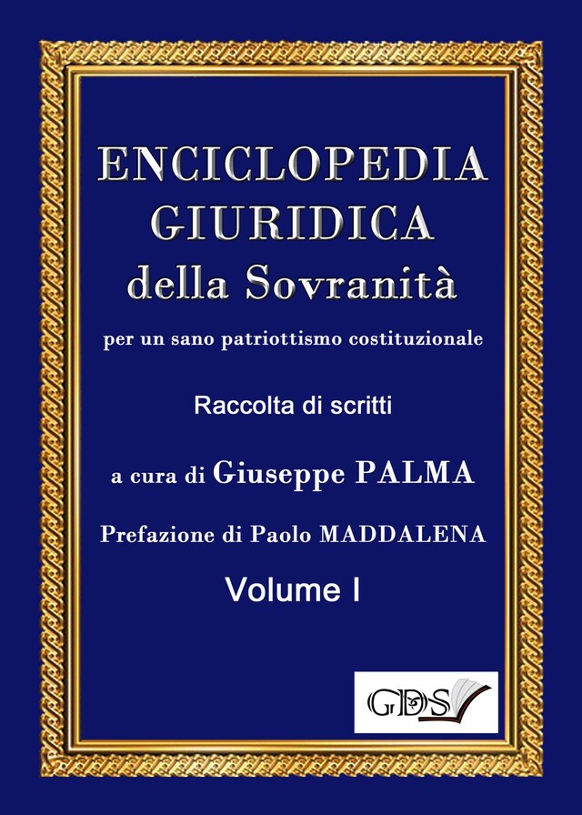 Book cover for ENCICLOPEDIA GIURIDICA della Sovranità per un sano patriottismo costituzionale