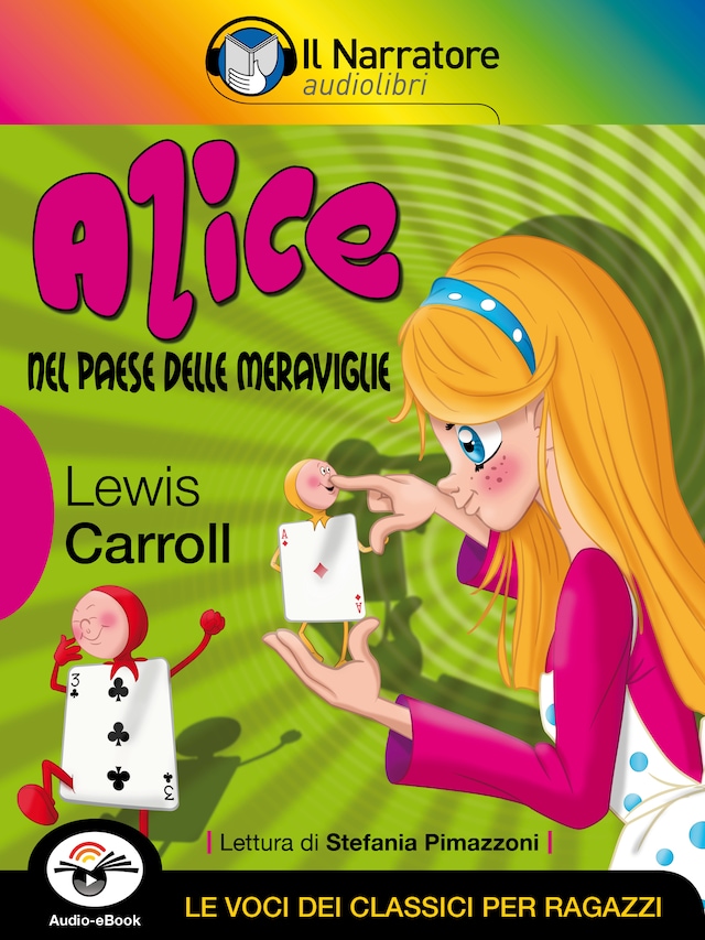 Book cover for Alice nel paese delle meraviglie (Audio-eBook)