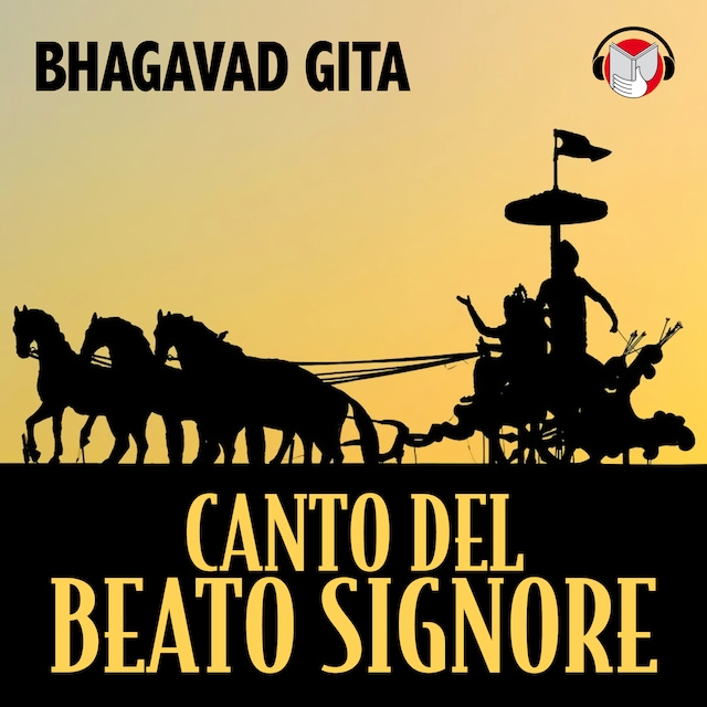 Kirjankansi teokselle Bhagavad Gita (Canto del Beato Signore)