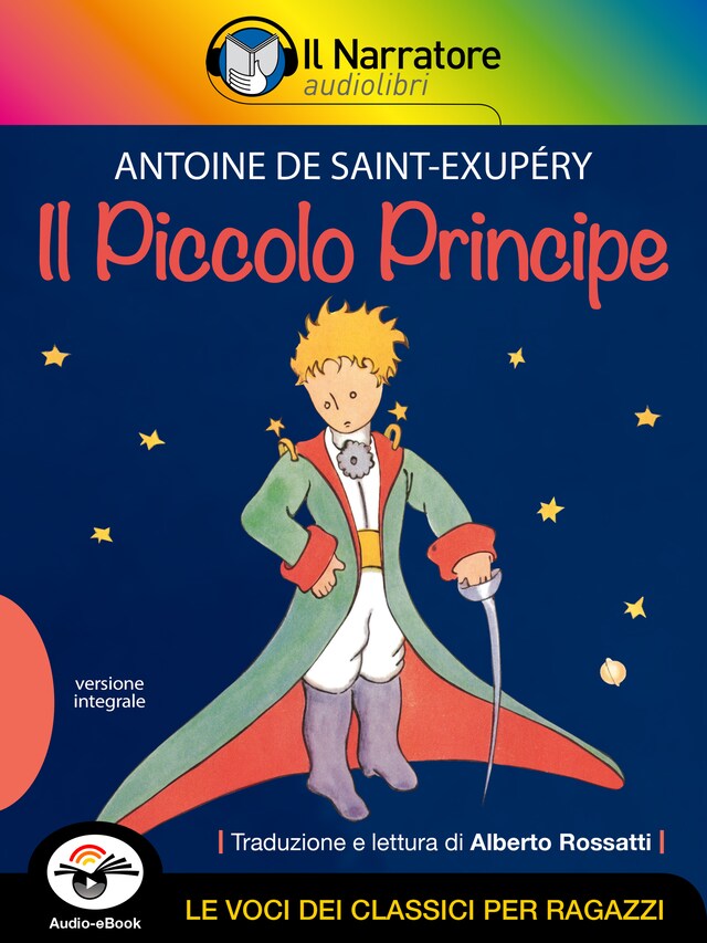 Boekomslag van Il Piccolo Principe (Audio-eBook)