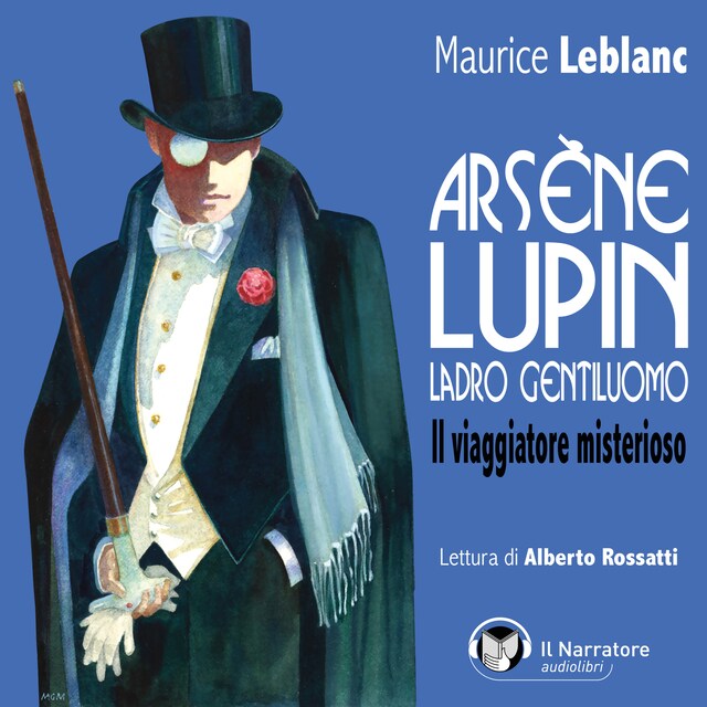 Boekomslag van Arsène Lupin, ladro gentiluomo. Il viaggiatore misterioso